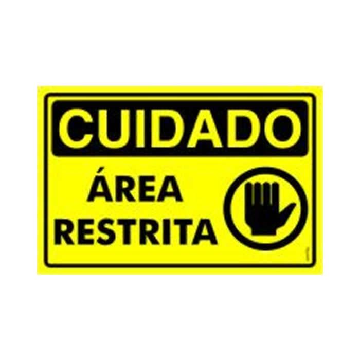Cuidado - Area restrita PR-3001