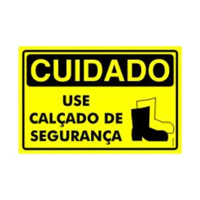 Cuidado - Use calçado de segurança PR-3008