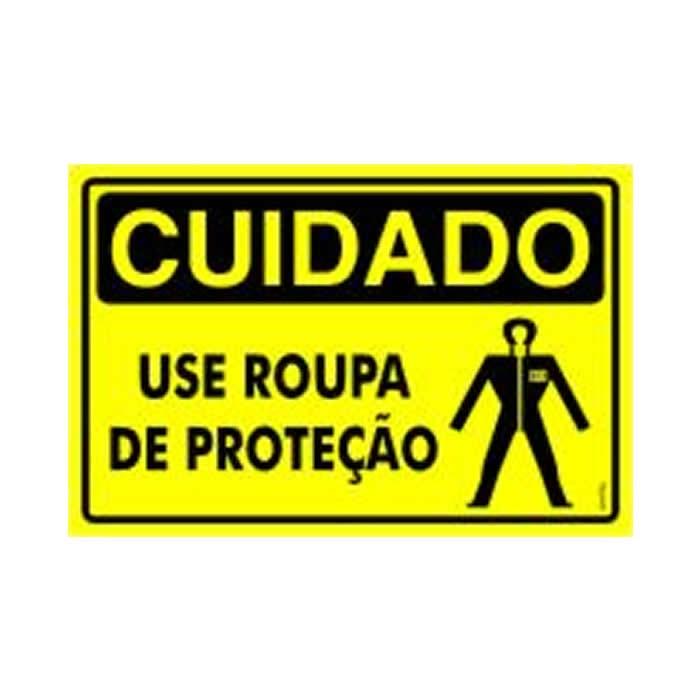 Cuidado - Use roupa de proteção PR-3018