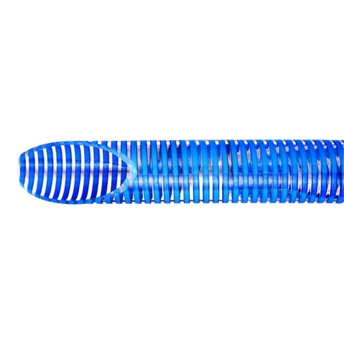 Mangueira KM-L: Transparente com Espiral Azul - Leve