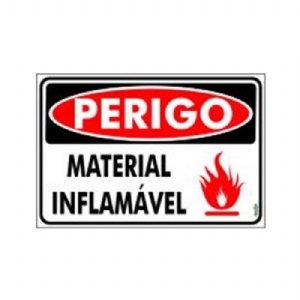 Perigo Material Inflamável PR-5009
