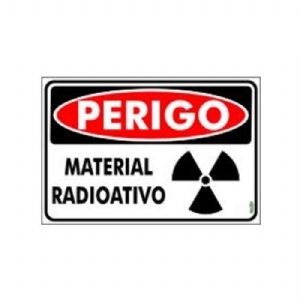 Perigo Material Radioativo PR-5001
