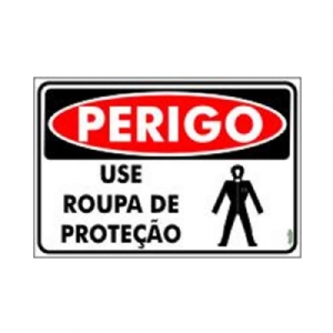 Perigo Use Roupa De Proteção PR-5035