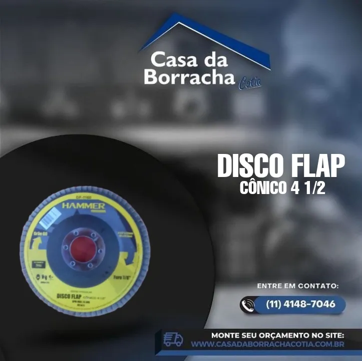 Disco Flap Cônico 41/2